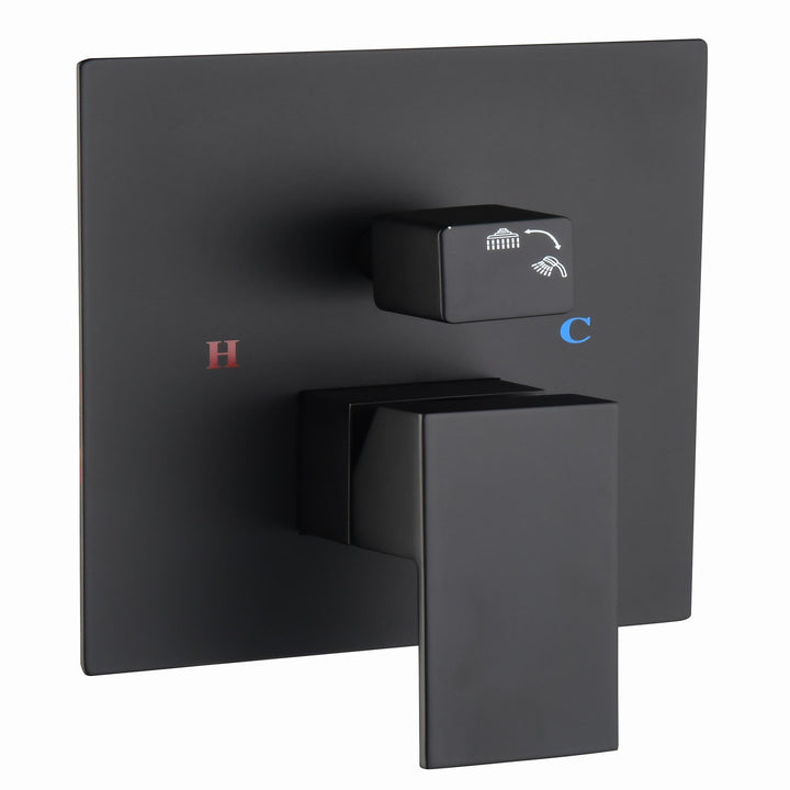 16 inch Bathroom Luxury Rain Mixer Shower Combo Set