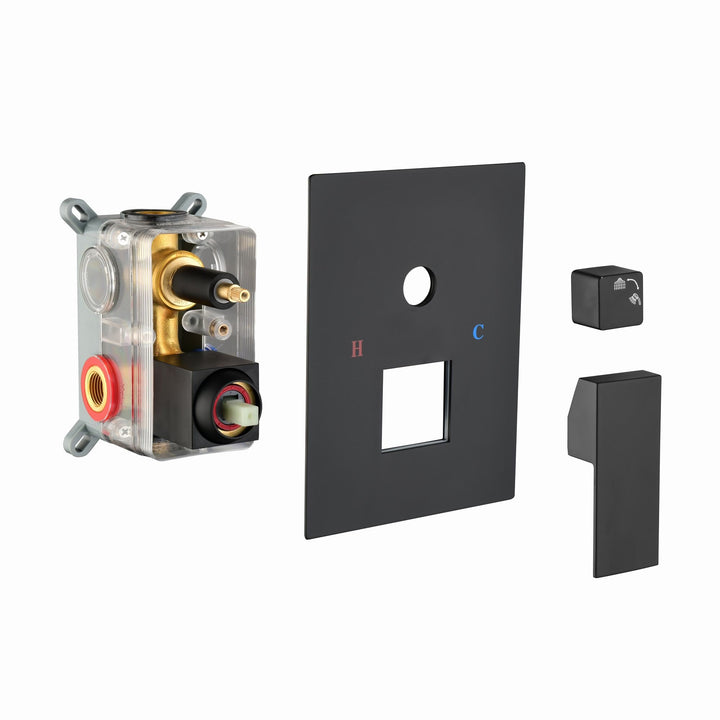 16 inch Bathroom Luxury Rain Mixer Shower Combo Set