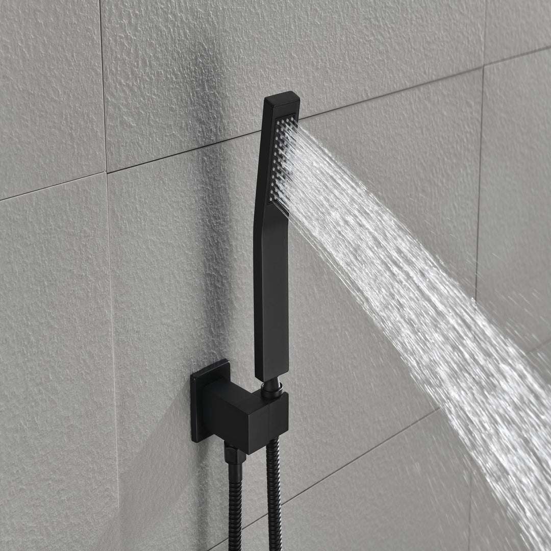 16 inch Bathroom Luxury Rain Mixer Shower Combo Set