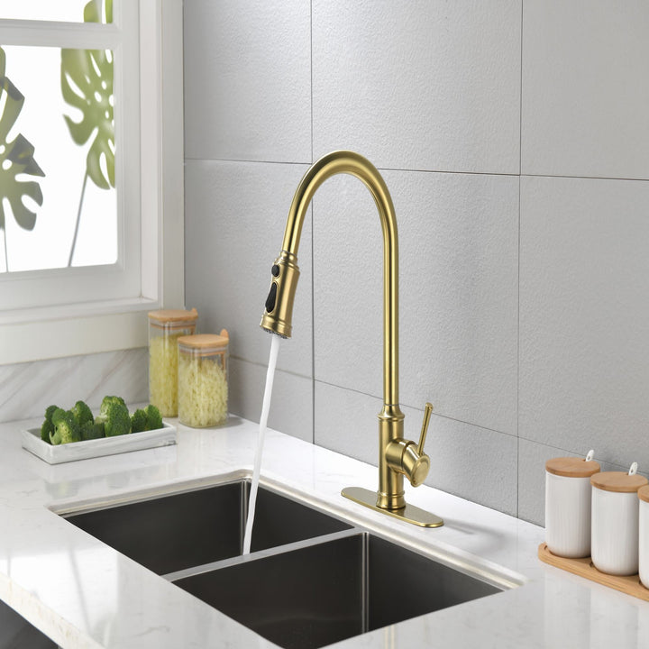Single Level Stainless Steel Kitchen Sink Faucets