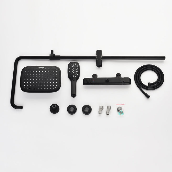 2-Function Thermostatic Rainfall Shower Head System