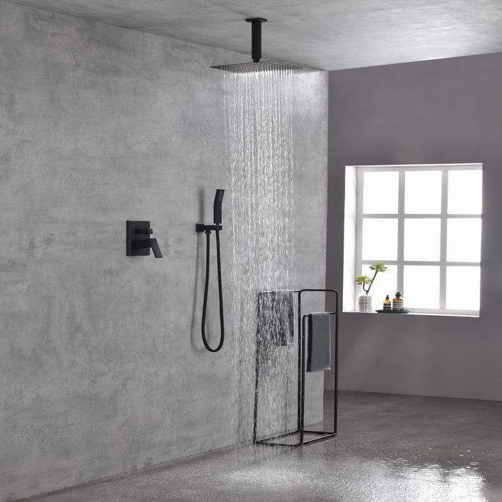 10 inch/ 16inch Ceiling Mounted Rainfall Shower Head Faucet