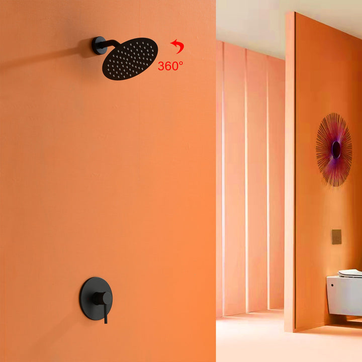 Shower Head Built-In Shower System With Rough-in Valve