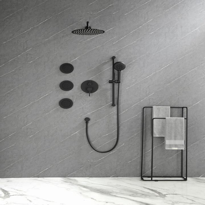 12 inch Shower Head with Lever Handles