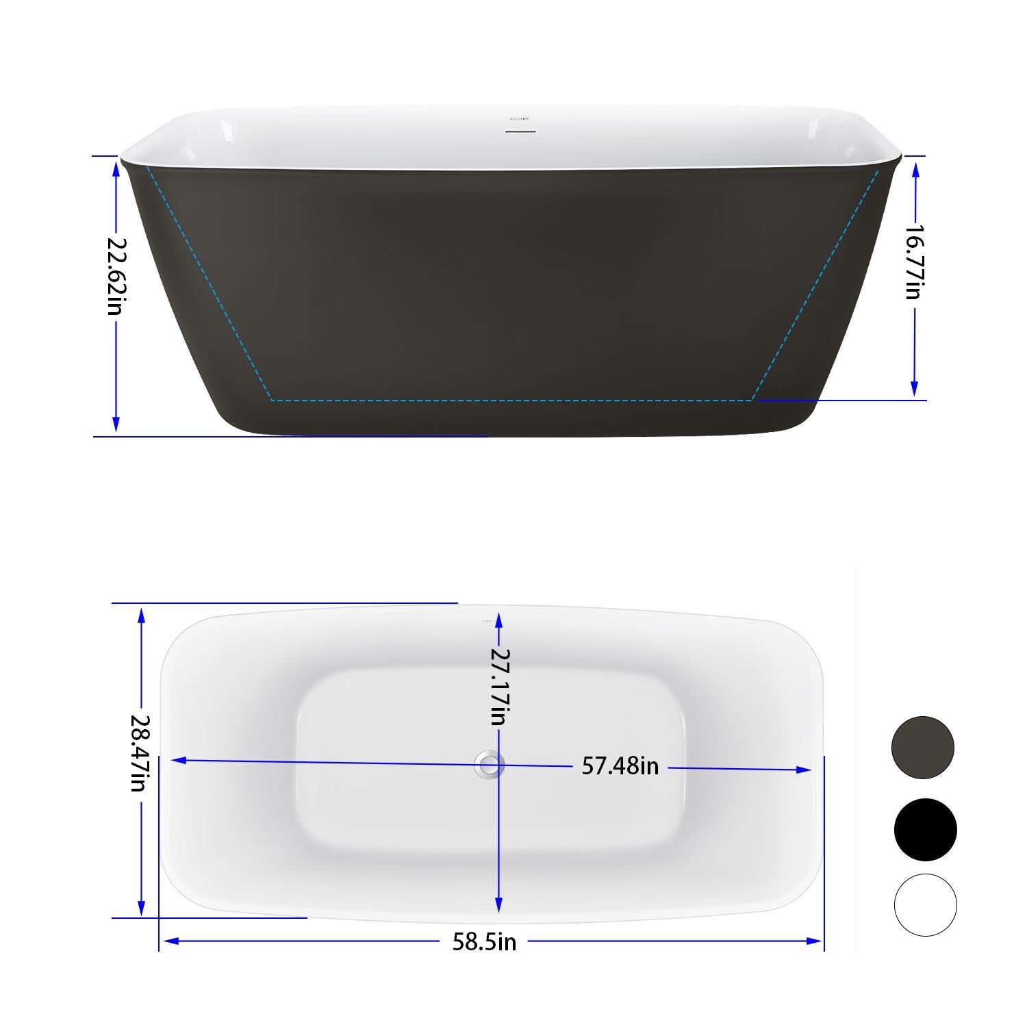 showers tubs