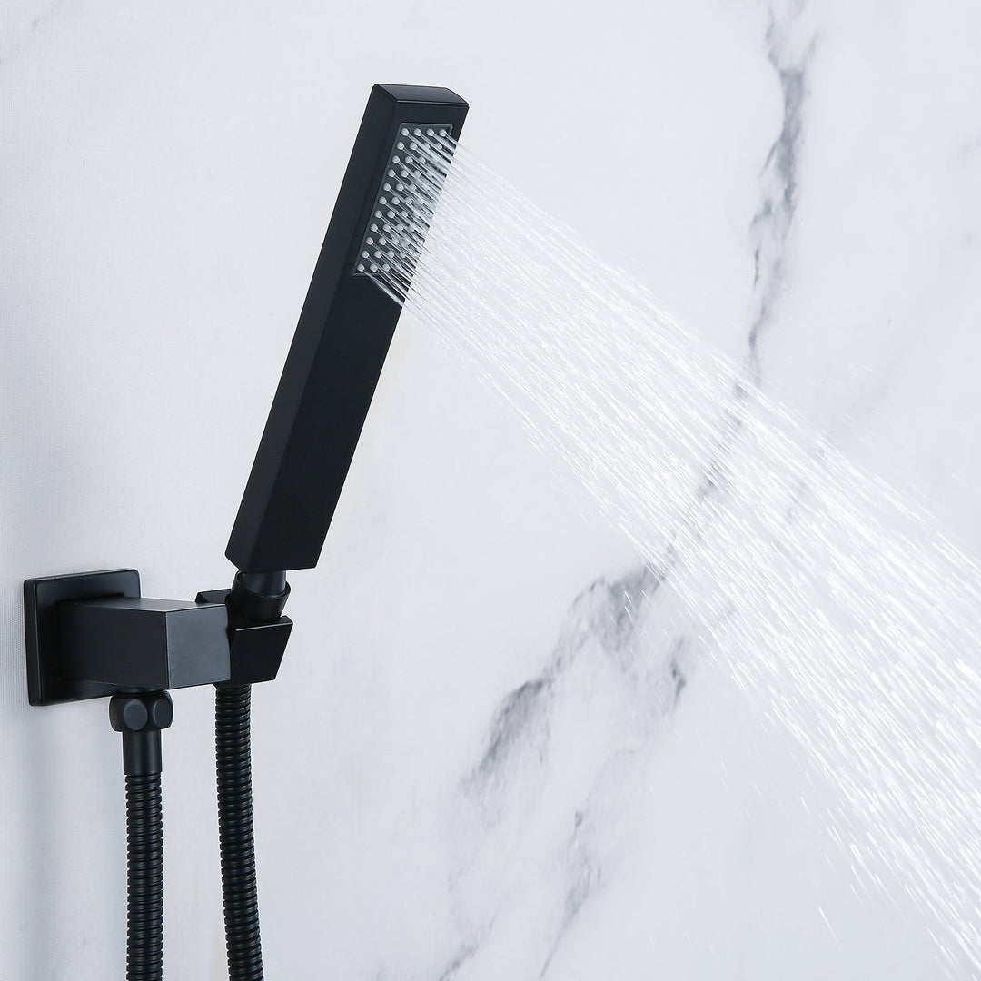 10 inch Wall Mounted Dual Function Shower System With Embedded-Box