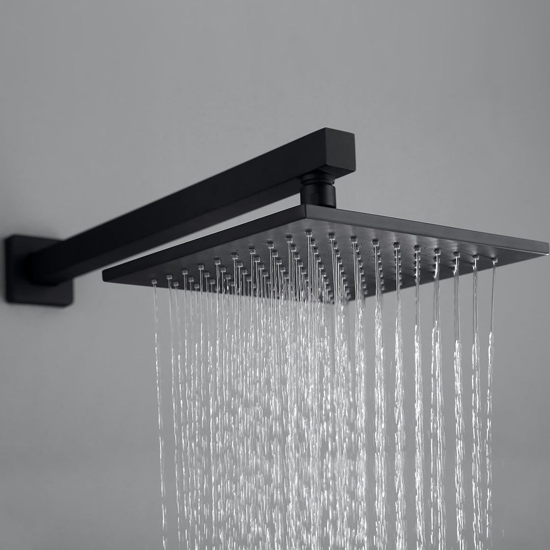 Wall Mounted Rain Shower System With Handheld Shower Head