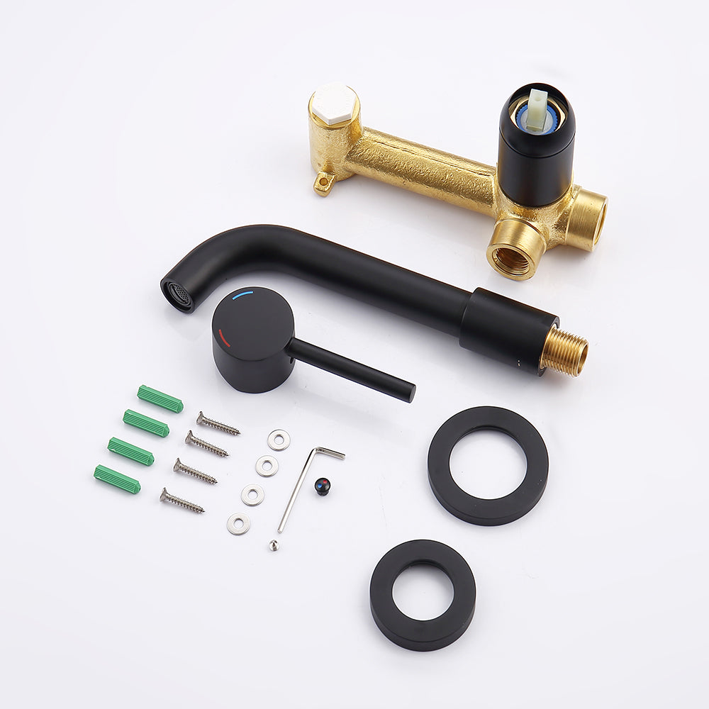 Single Handle 2 Holes Brass Rough-in Valve Included