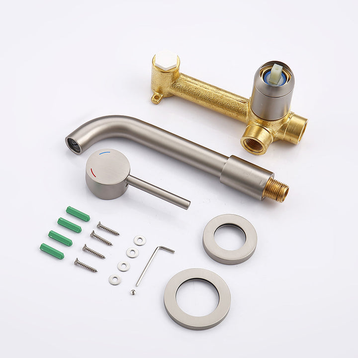 Single Handle 2 Holes Brass Rough-in Valve Included
