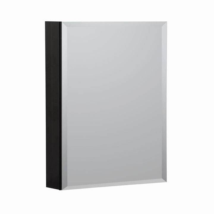 20 in. x 26 in. Frameless Recessed or Surface-Mount Beveled Single Mirror Bathroom Medicine Cabinet