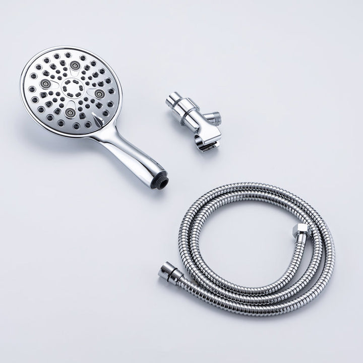 6-Spray Patterns Wall Mount 2.5 GPM 6 in. Wall Mount Handheld Shower Head