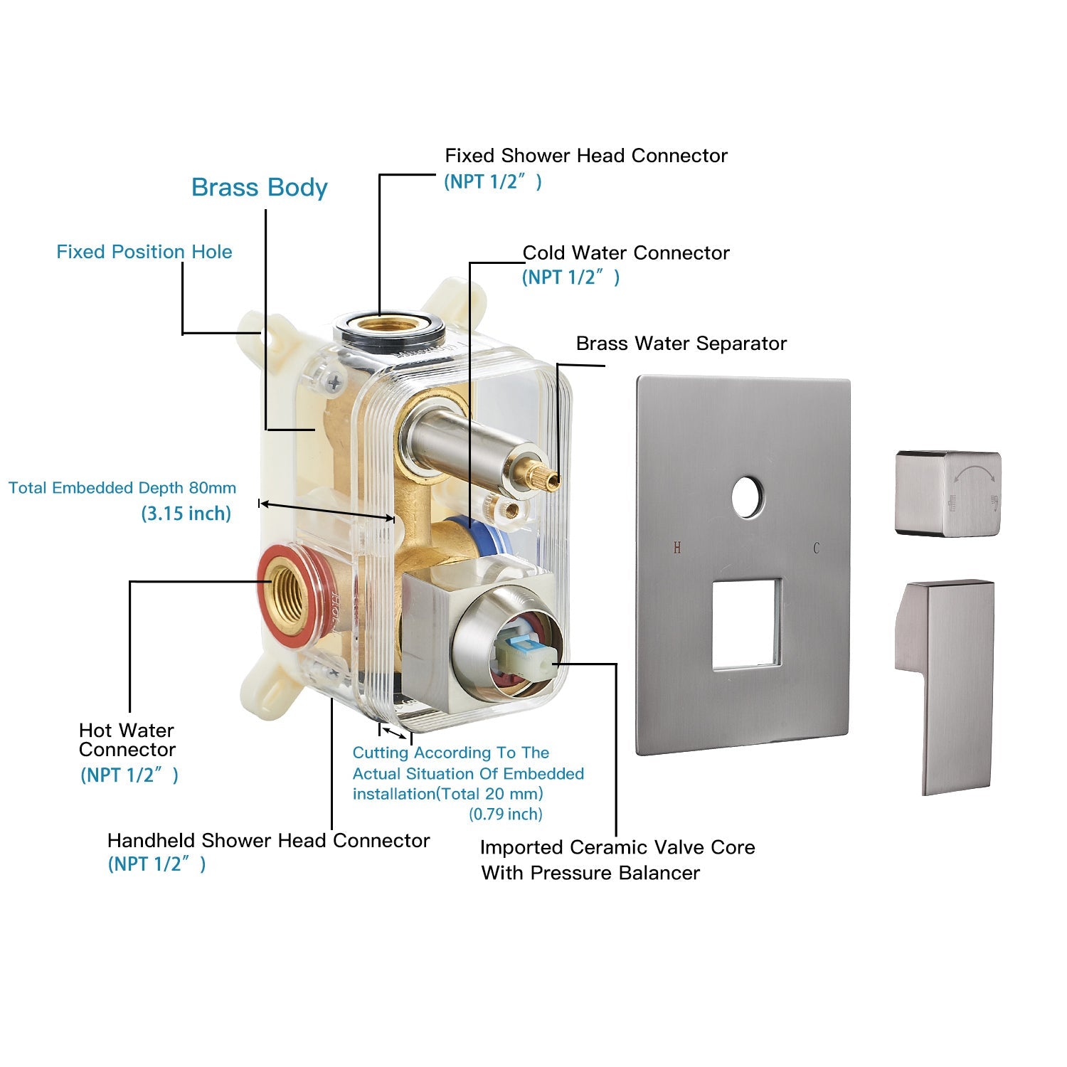 waterfall shower system