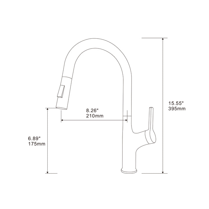 Kitchen Faucet with Pull Down Sprayer, High Arc Single Handle Kitchen Sink Faucet, Pull Out Kitchen Faucet Single Hole, Golden Brushed