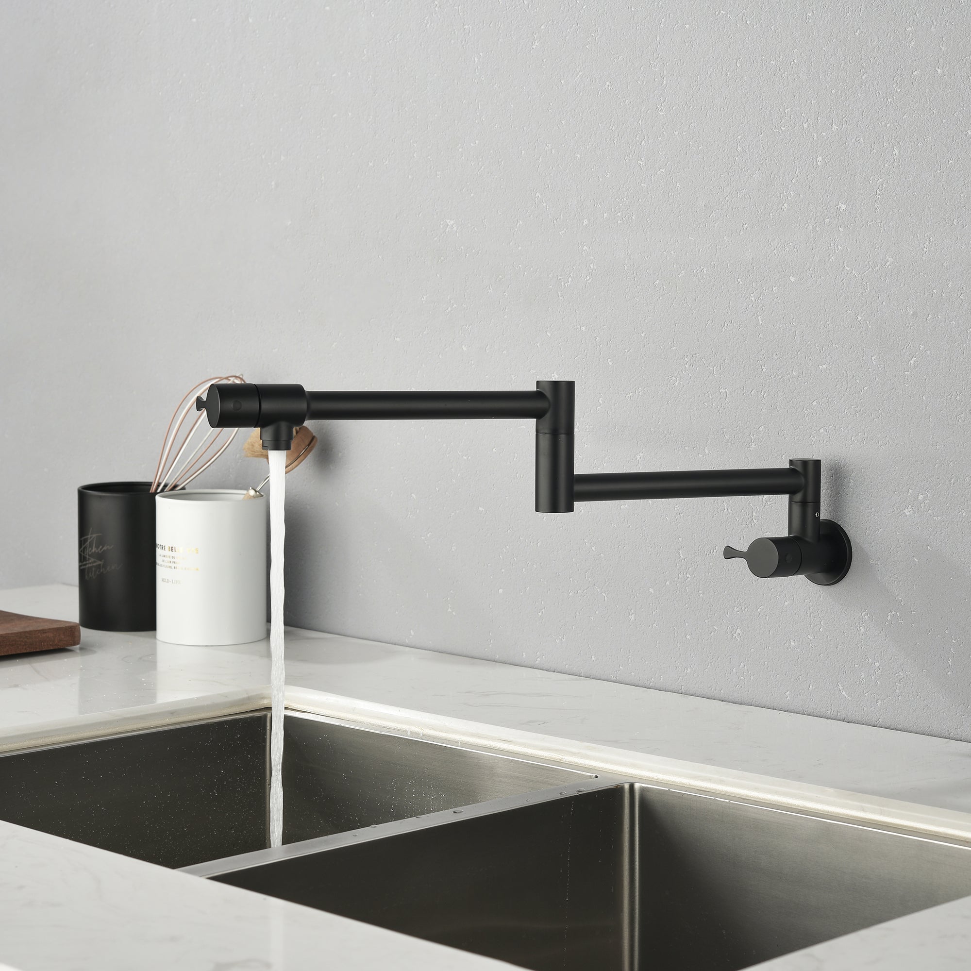 Wall Mount Kitchen Faucet