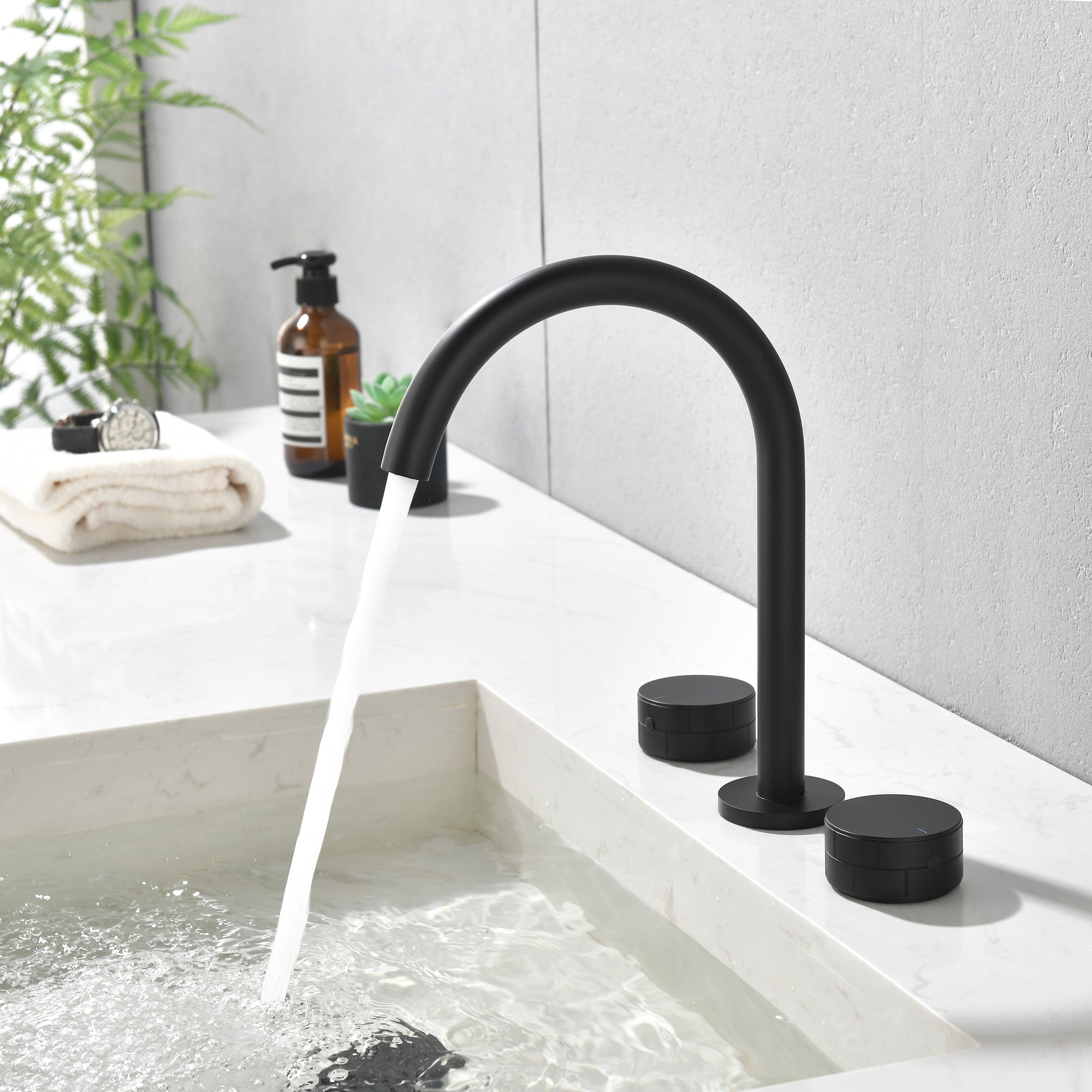 waterfall faucets bathroom
