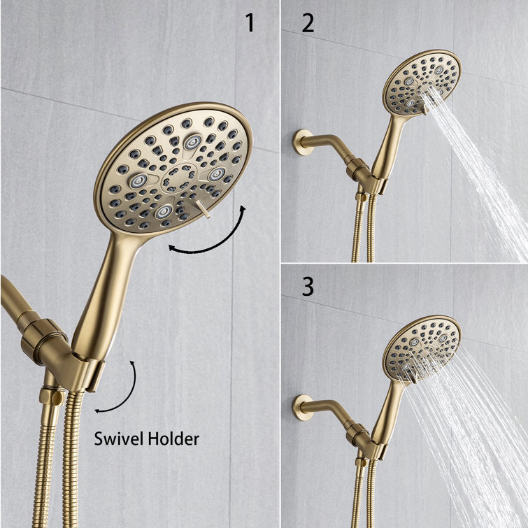 rain shower head system