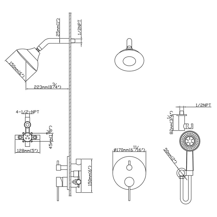 high pressure shower heads