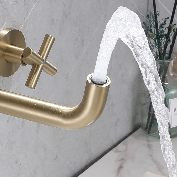 Wall Mounted Bathroom Basin Faucet with cUPC Certification Valve