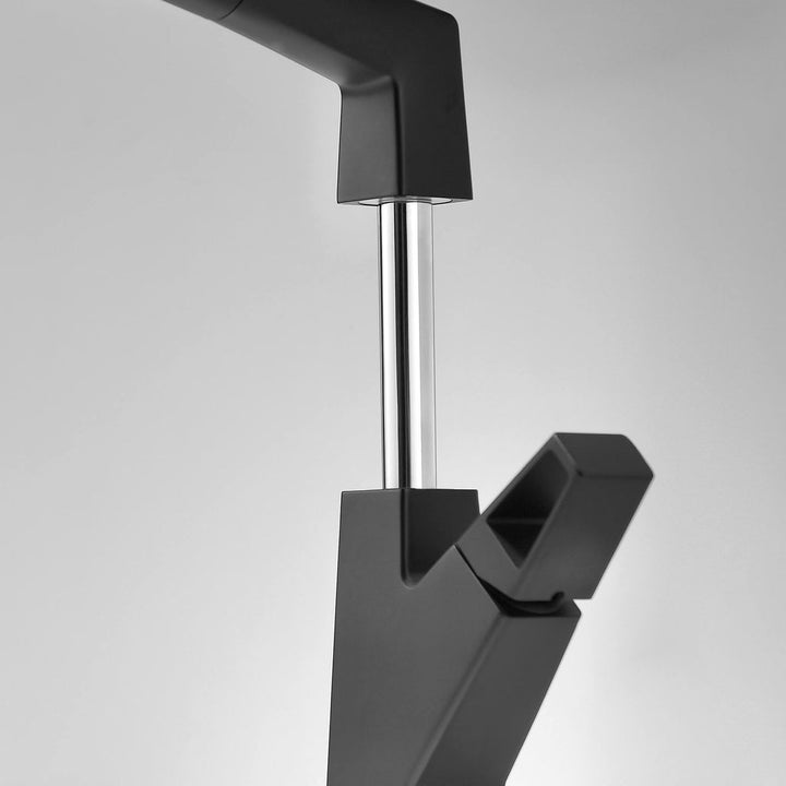 Liftable Bathroom Faucet with Pull Out Sprayer Dual Mode Single Handle Basin Faucet