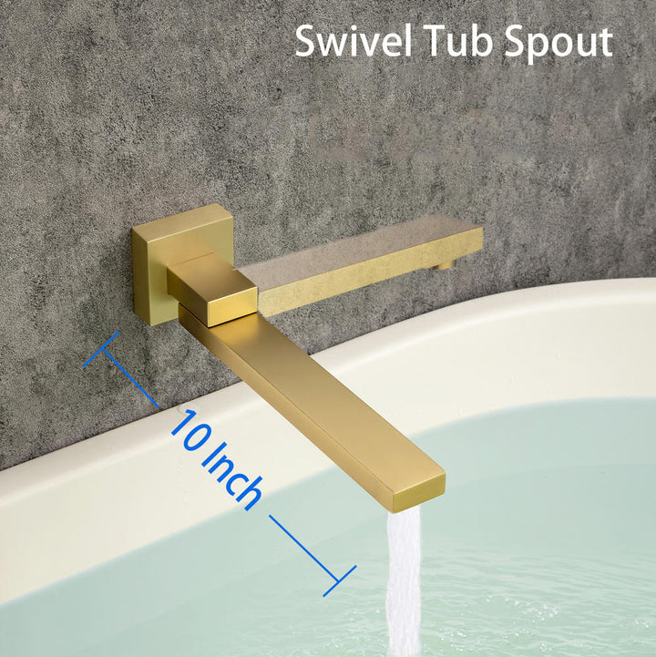 One-Handle 1-Spray Setting Bathtub Shower Faucet