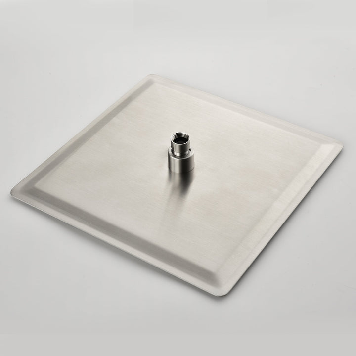 12 inch Square Stainless Steel Silicone Nozzles Shower Head