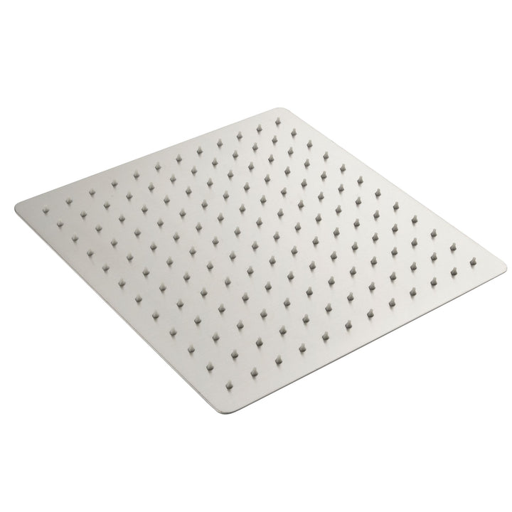 12 inch Square Stainless Steel Silicone Nozzles Shower Head