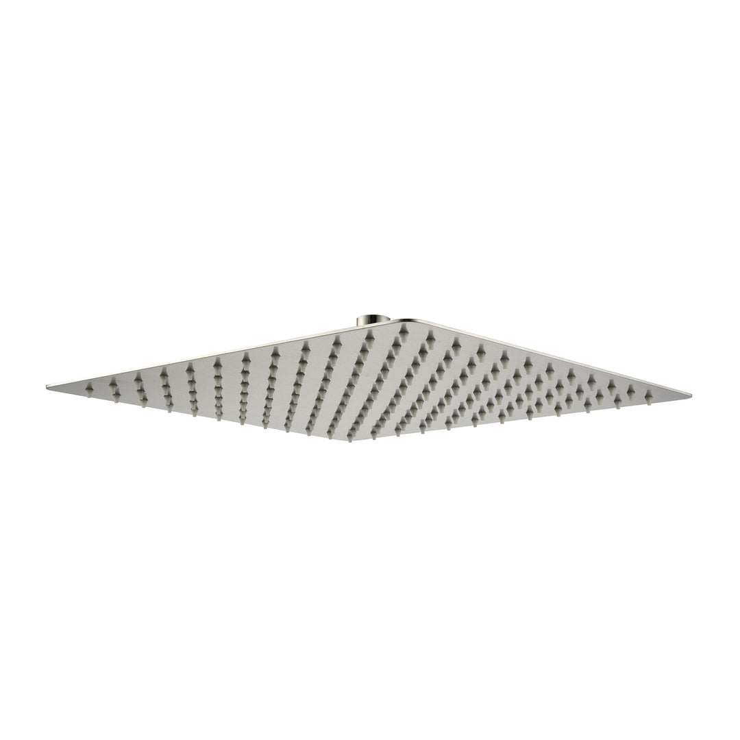 12 inch Square Stainless Steel Silicone Nozzles Shower Head