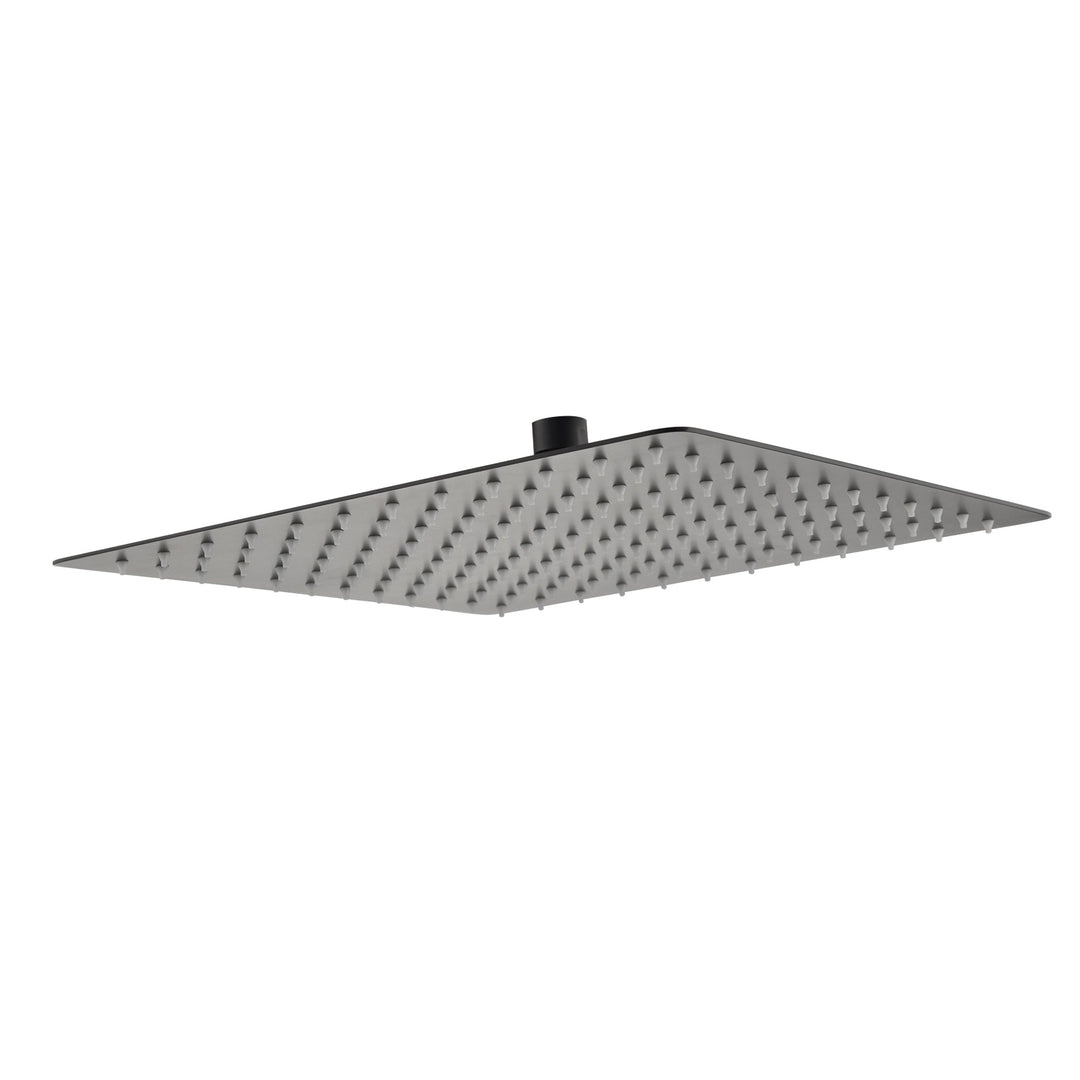 12 inch Square Stainless Steel Silicone Nozzles Shower Head