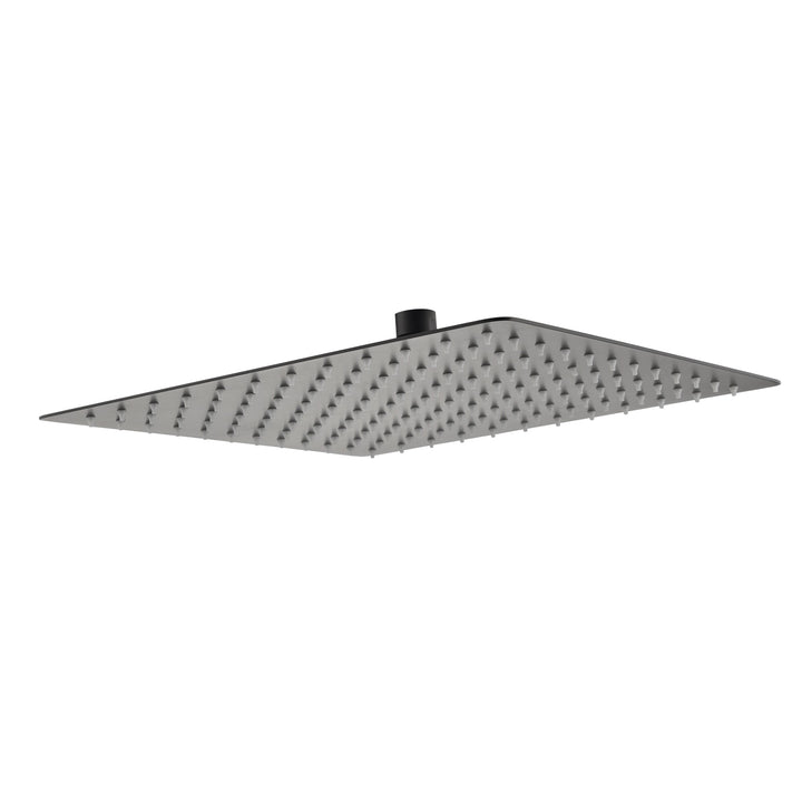 12 inch Square Stainless Steel Silicone Nozzles Shower Head