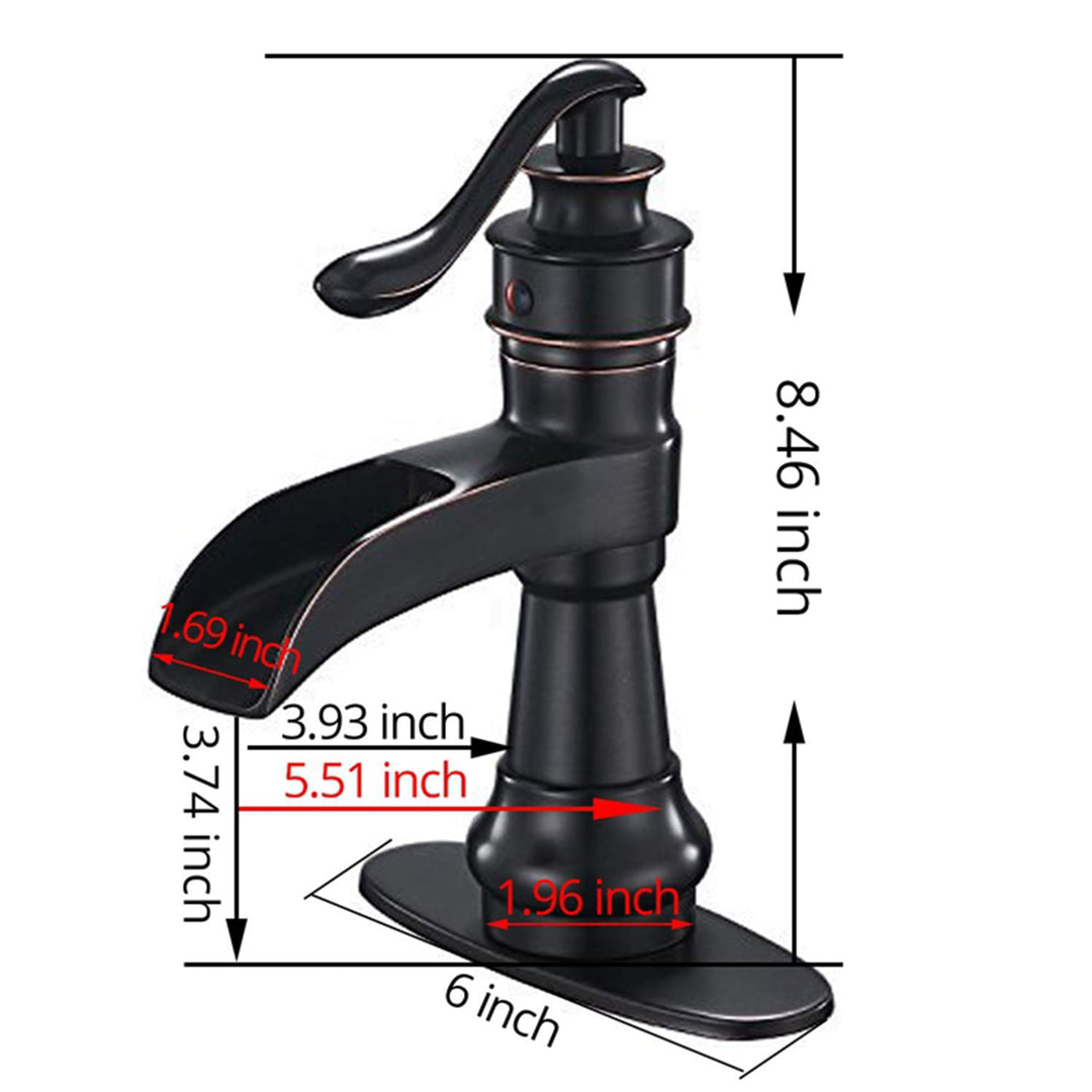 Slim Low Spout Single Handle Single Hole Bathroom Faucet