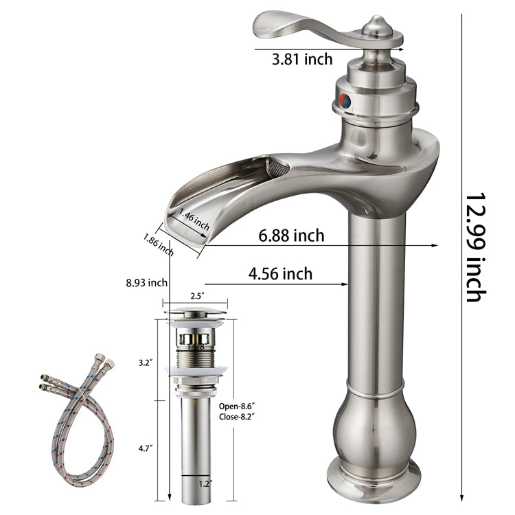 single lever bathroom faucet