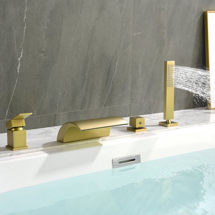 Single Handle Deck Mounted Roman Tub Faucet