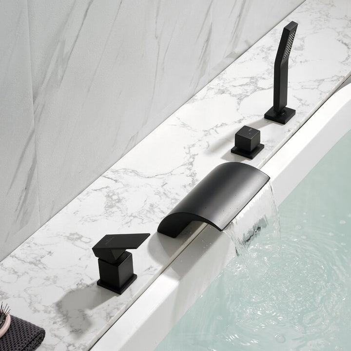 Single Handle Deck Mounted Roman Tub Faucet