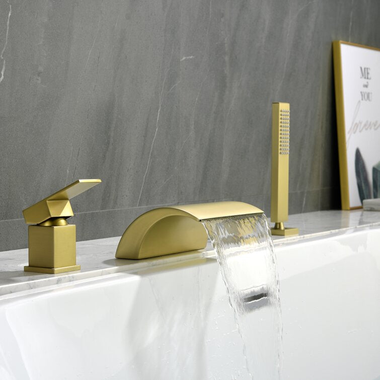 Single Handle Deck Mounted Roman Tub Faucet