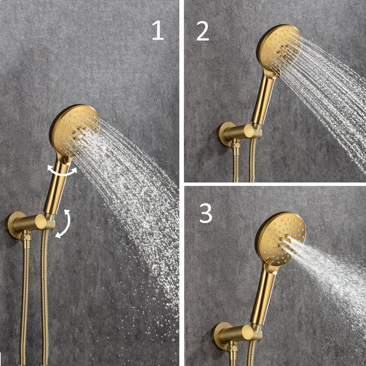 Single Handle Wall Mounted Roman Tub Faucet with Handshower