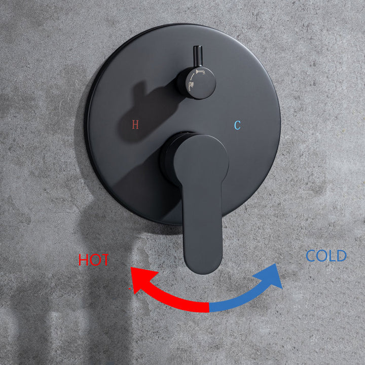 Single Handle Wall Mounted Roman Tub Faucet with Handshower