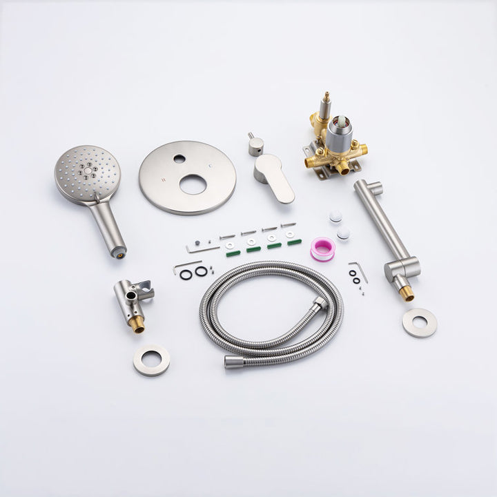 Single Handle Wall Mounted Roman Tub Faucet with Handshower
