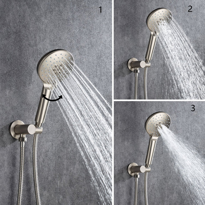 Single Handle Wall Mounted Roman Tub Faucet with Handshower