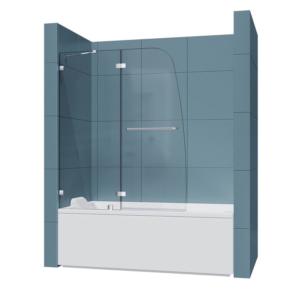 frosted glass shower door