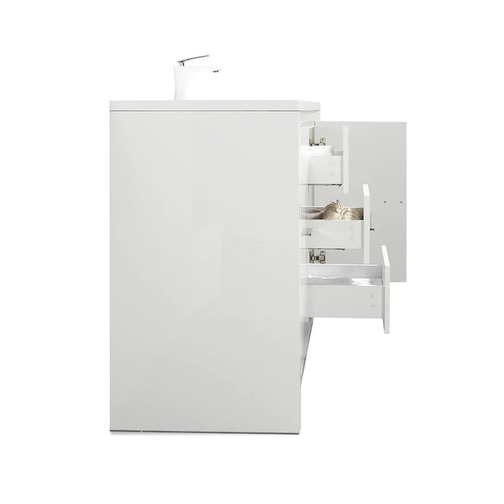 white vanity cabinet 