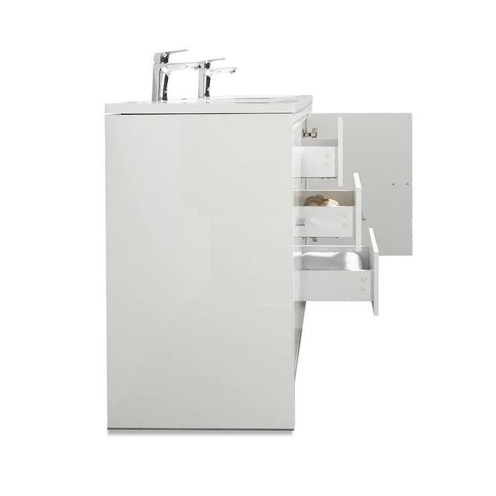bathroom vanity cabinet with double sink