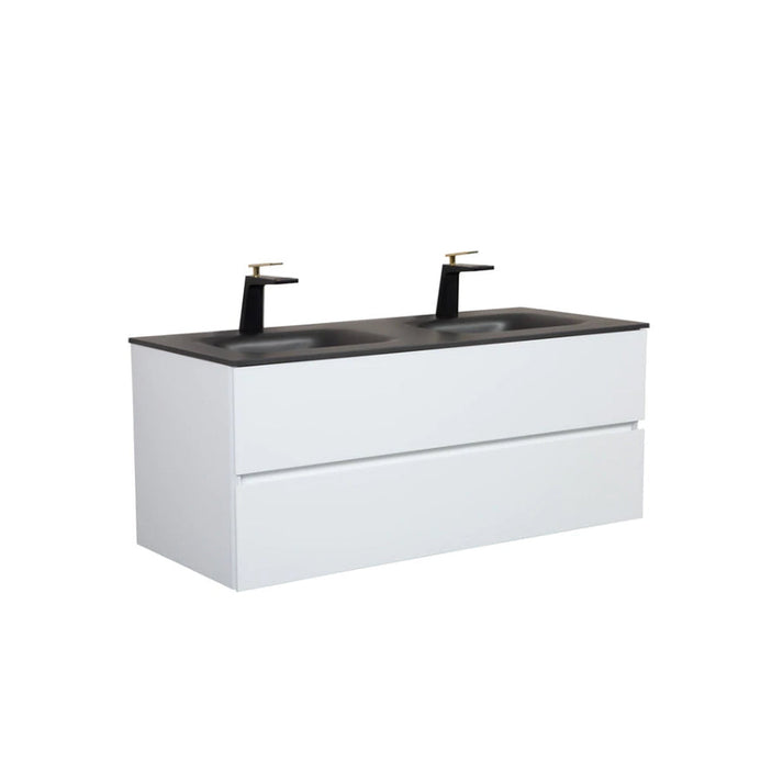 bathroom vanity with double sink