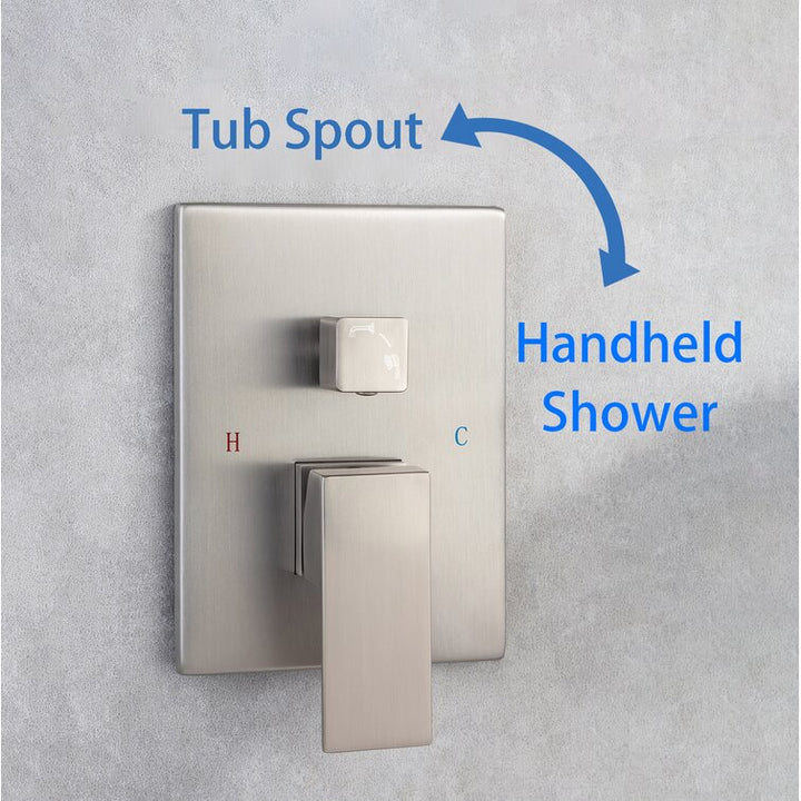 Tub and Shower Faucet with Rough-in Valve