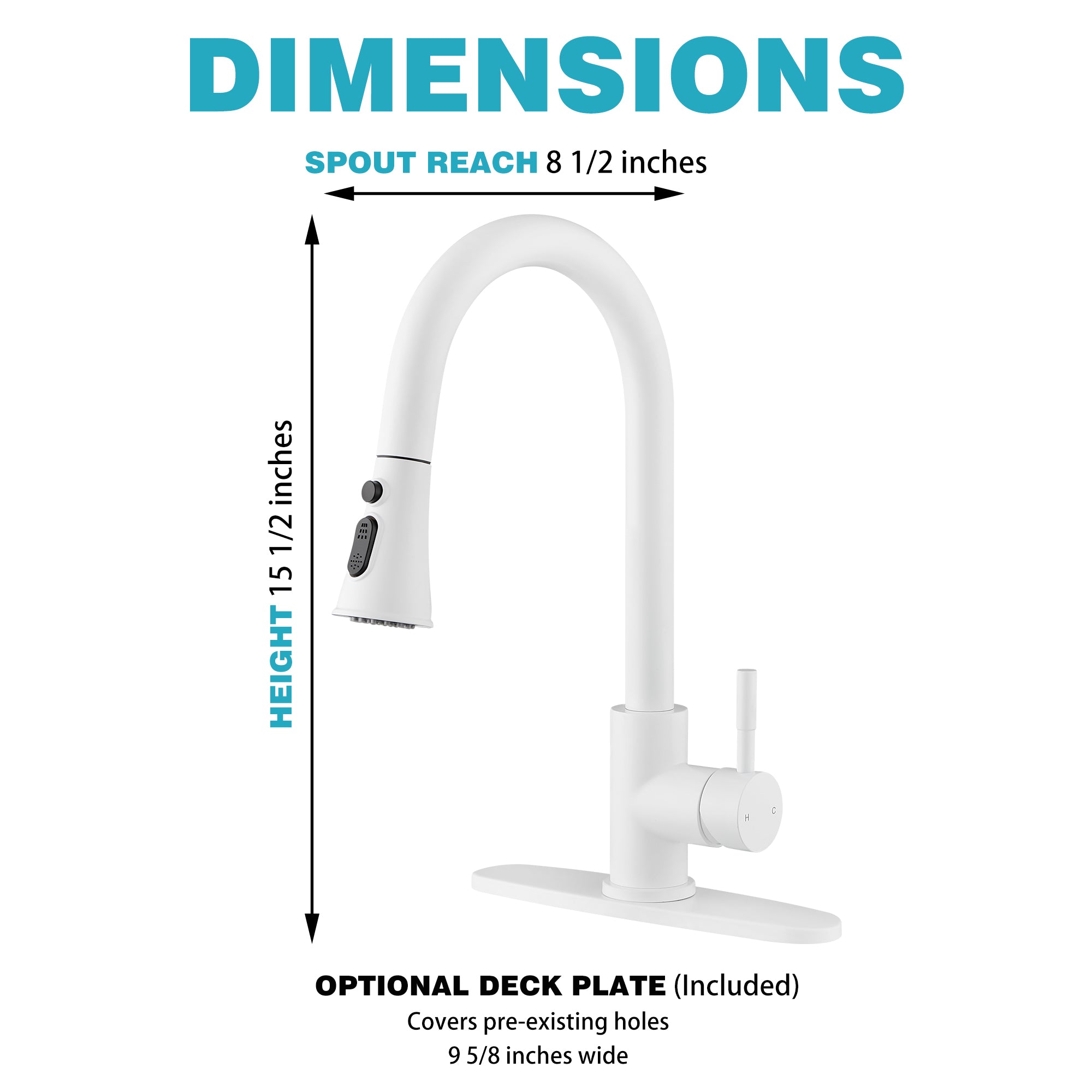 Sprayer Kitchen Faucet Sizes