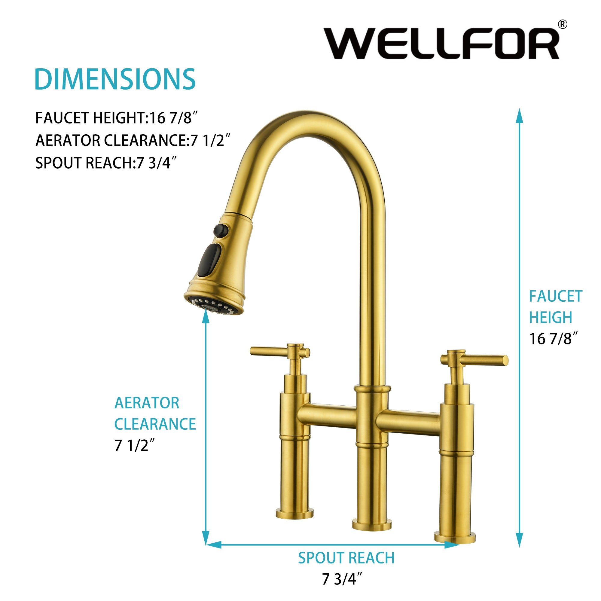Bridge Kitchen Faucet Product Specification