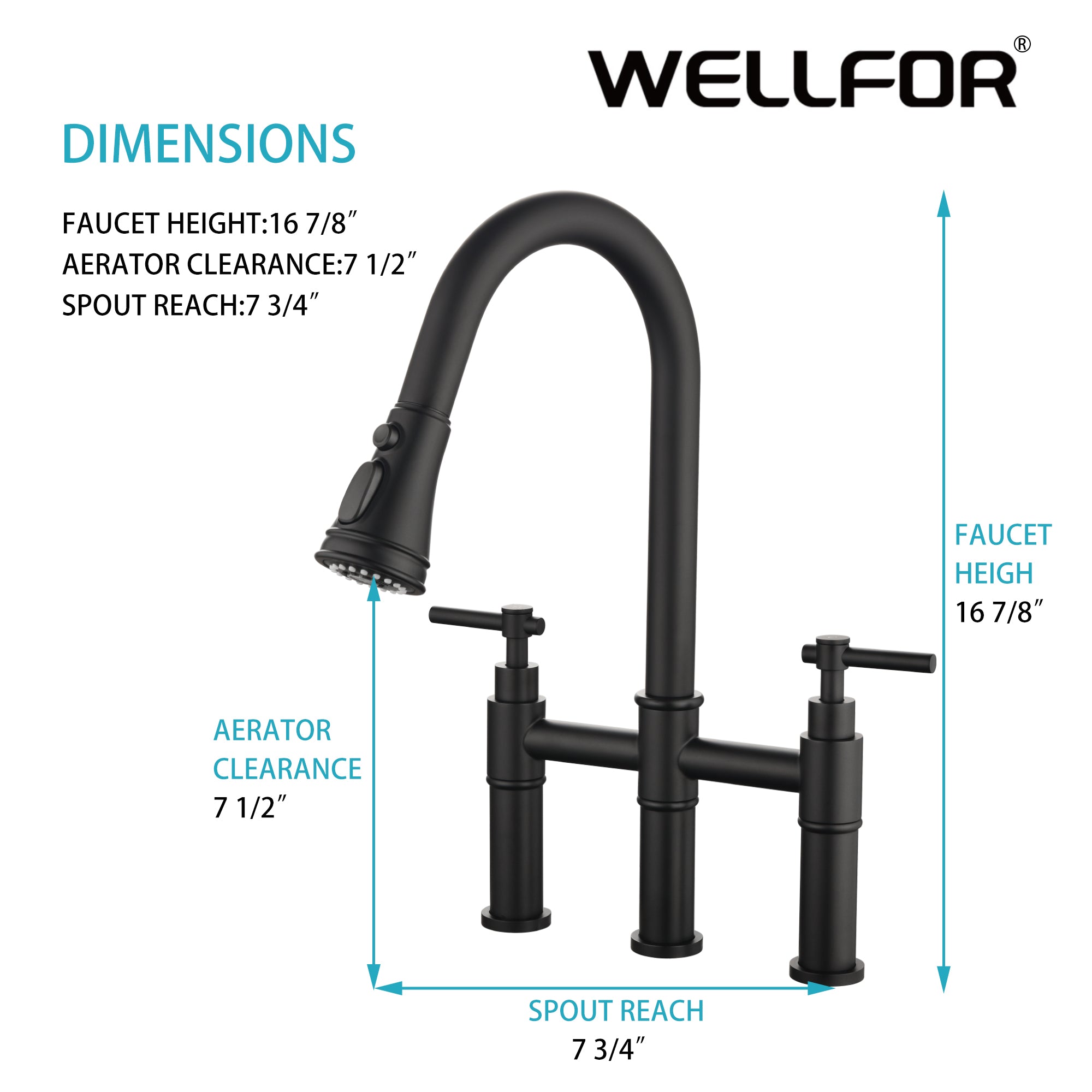 Bridge Kitchen Faucet Product Specification