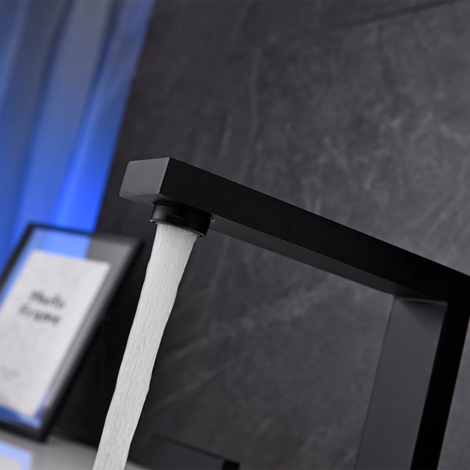 2-Handle Matte Black Bathroom Faucet