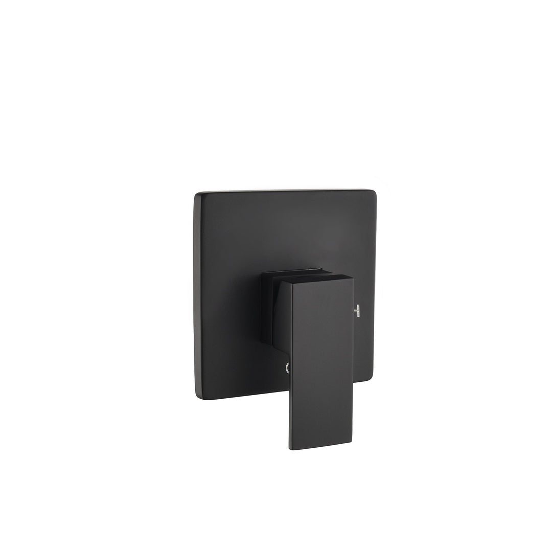10 inch / 12 inch Modern Wall Mounted Ultra-thin Square Shower Bar System