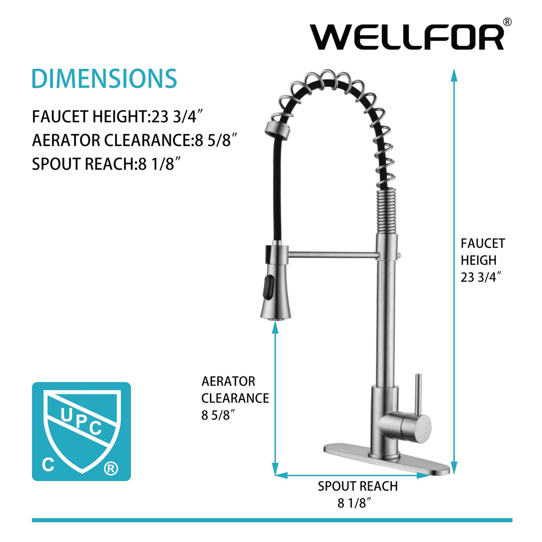 Sprayer Kitchen Faucet Product Specification