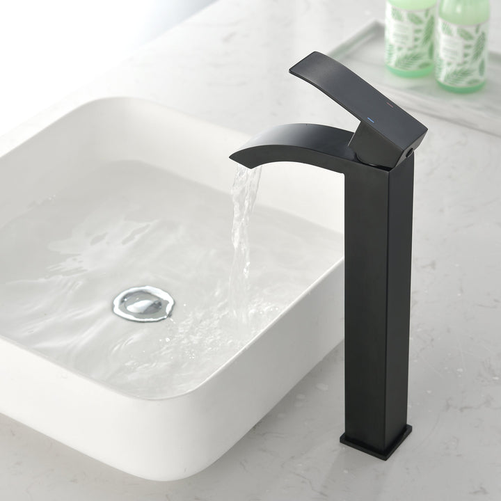 1-Handle Single Hole Bathroom Sink Faucet